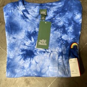 Size extra small from wild fable. Blue tie dye. Brand new never worn